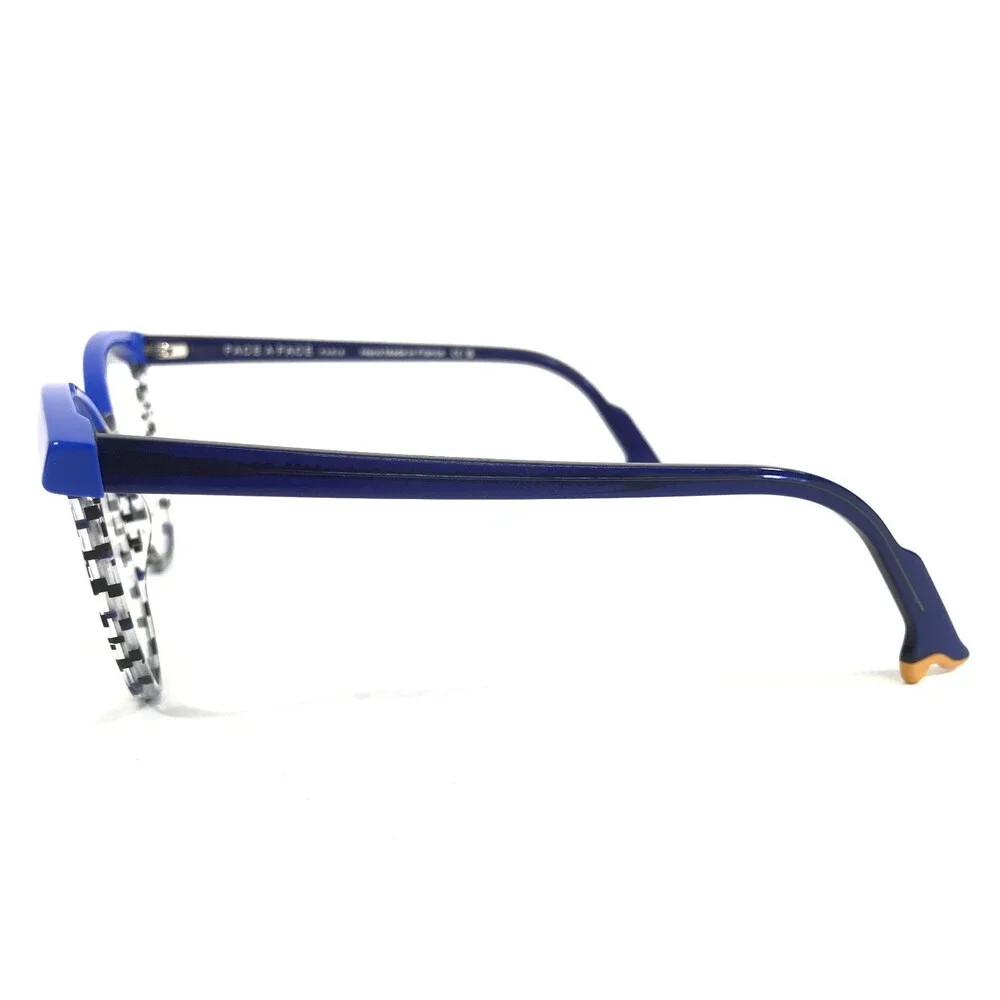 Bocca by Face A Face Eyeglasses Frames KAHLO 3 Col 2162 Flashy Blue 55-16-145
